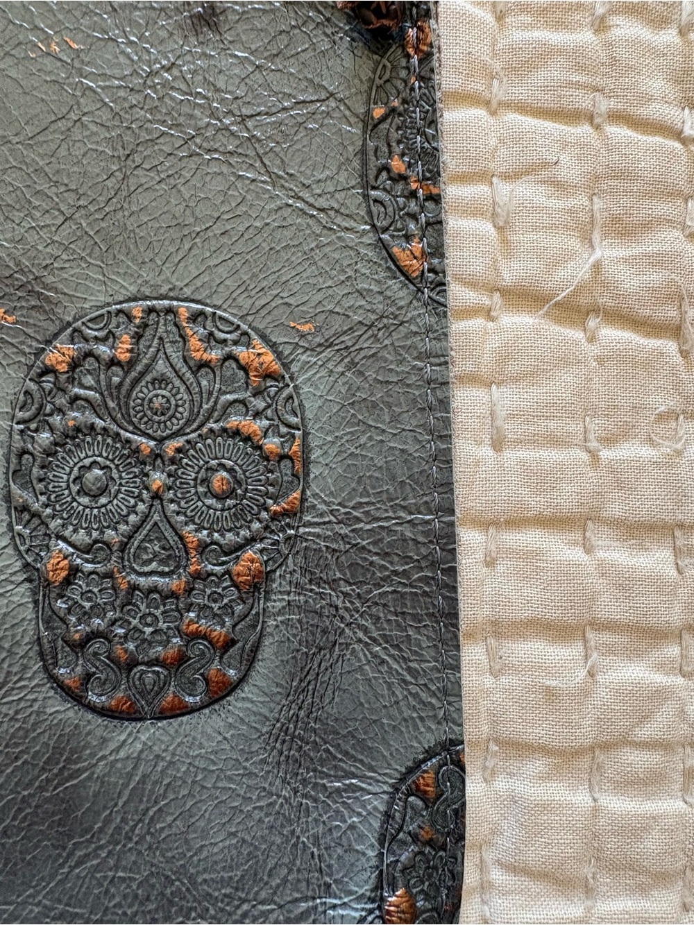 B. May Embossed Skull Crossbody bag - Picture 2 of 10